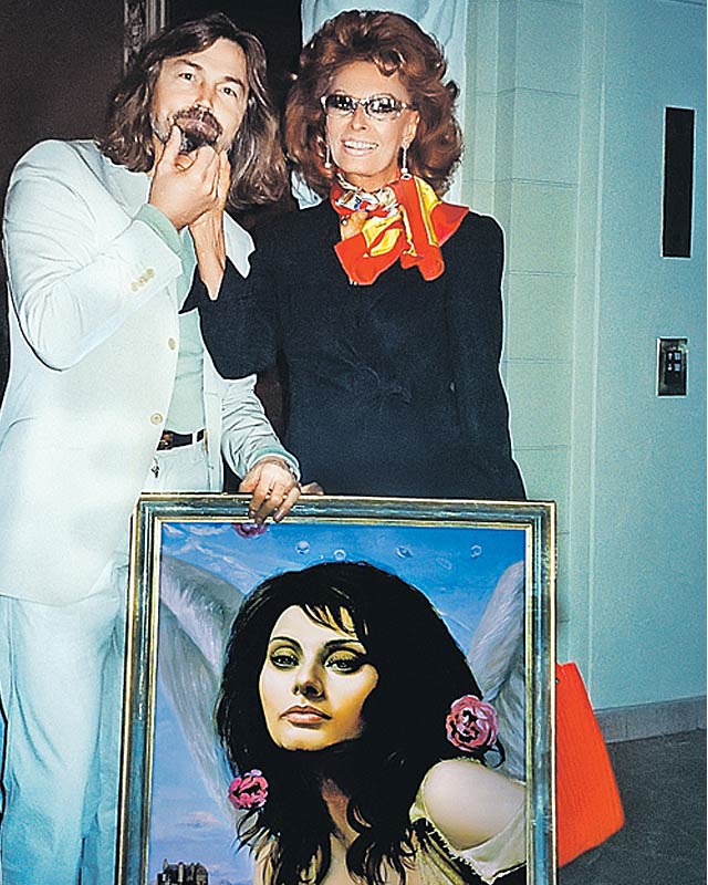 New Day: Sofia Loren a Mosca per il compleanno del famoso pittore russo Nikas Safronov