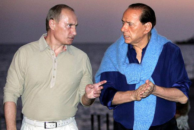 New Day: Putin e Berlusconi hanno trascorso insieme il fine settimana nelle montagne dellAltai