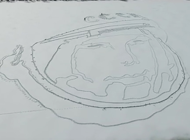 New Day: Una gigantografia di Yuri Gagarin disegnata sul ghiaccio di un lago (FOTO, VIDEO)