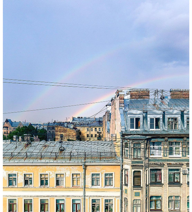 New Day: Pittore italiano Filippo Minelli in visita a San Pietroburgo (FOTO)