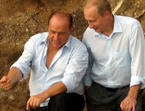 Putin e Berlusconi hanno trascorso insieme il fine settimana nelle montagne dell'Altai