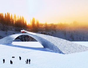 In Finlandia sarà costruito un ponte di ghiaccio ispirato a Leonardo Da Vinci
