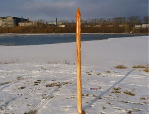 In Siberia è stato segato il palo in onore di Ivan il Terribile (FOTO)