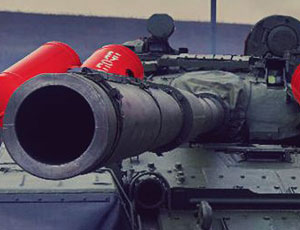 Ucraini creano un carro armato per kamikaze con bombola di gas (FOTO)