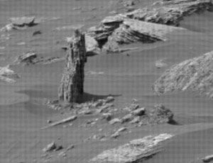 Su Marte gli ufologi hanno trovato l'impronta di un alieno e un ceppo (FOTO)