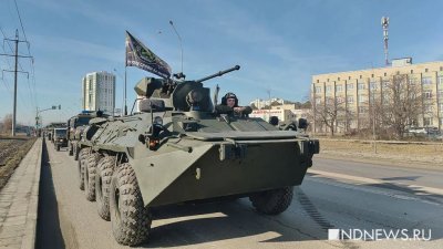 До конца месяца на Вторчермете пройдет еще 9 репетиций парада военной техники (ГРАФИК)